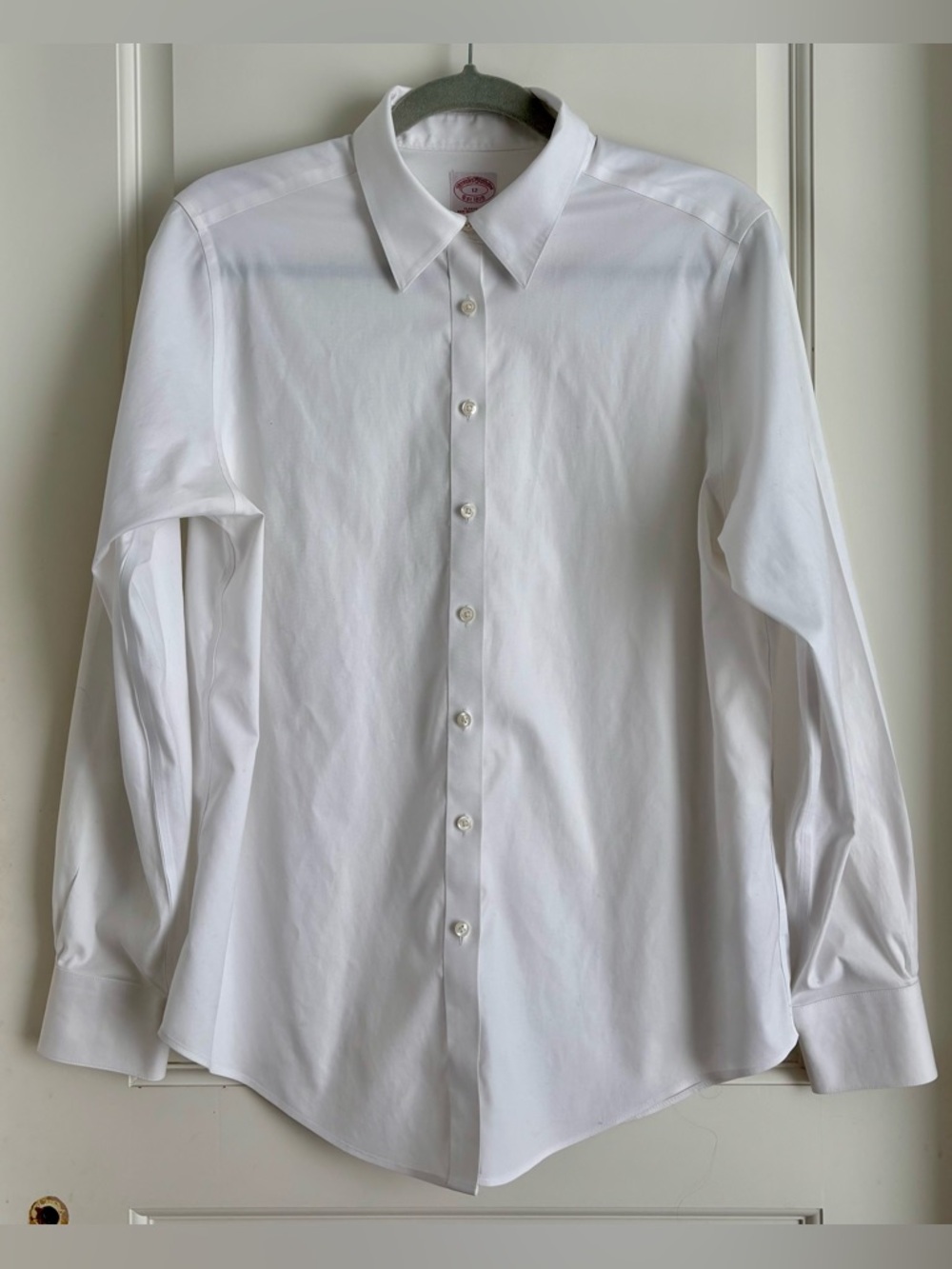 Brooks Brothers No-Iron White Shirt 12